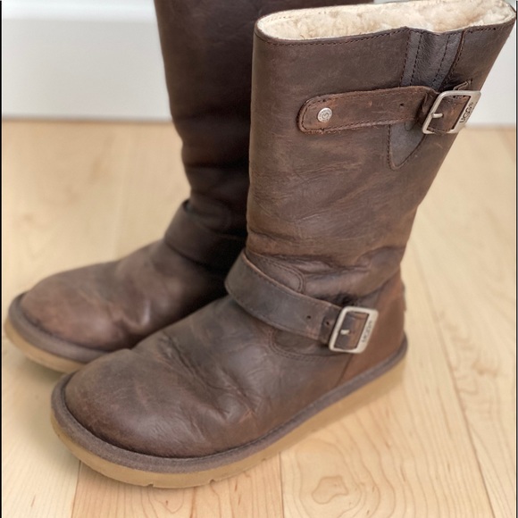 UGG Leather Boots - Picture 1 of 4